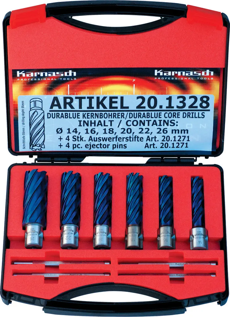 Foret à carotter 38720.1328 Metallkraft BLUE-LINE 55 anti-usure