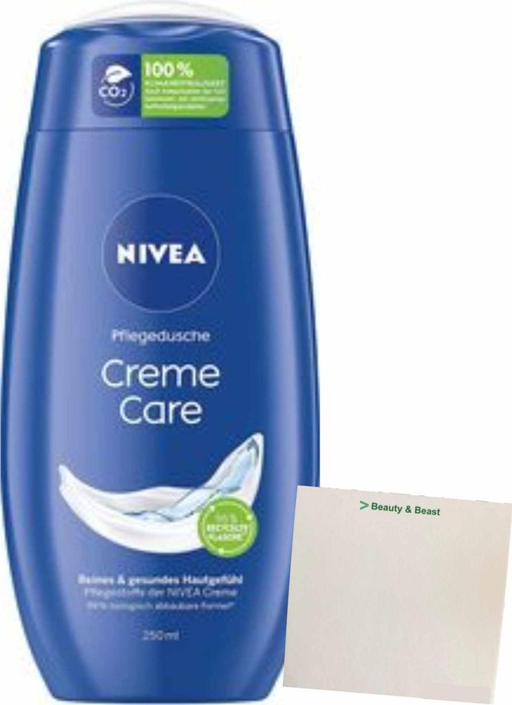 Nivea Dusche Creme Care (250ml Flasche) + usy Block