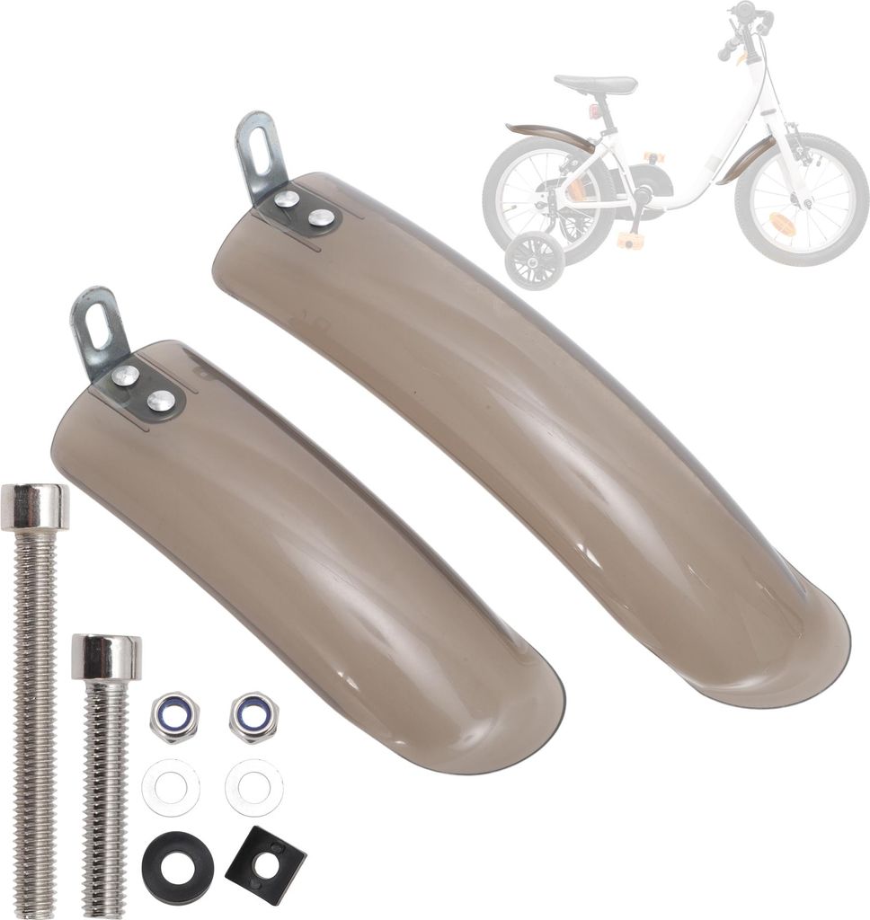 Fahrrad Schutzblech Set Fahrrad Reifen Schutzblech Vorne Und Hinten Fahrrad Schutzblech Schmutzfänger Für 14 Zoll Rennrad Mountainbike Hellbraun