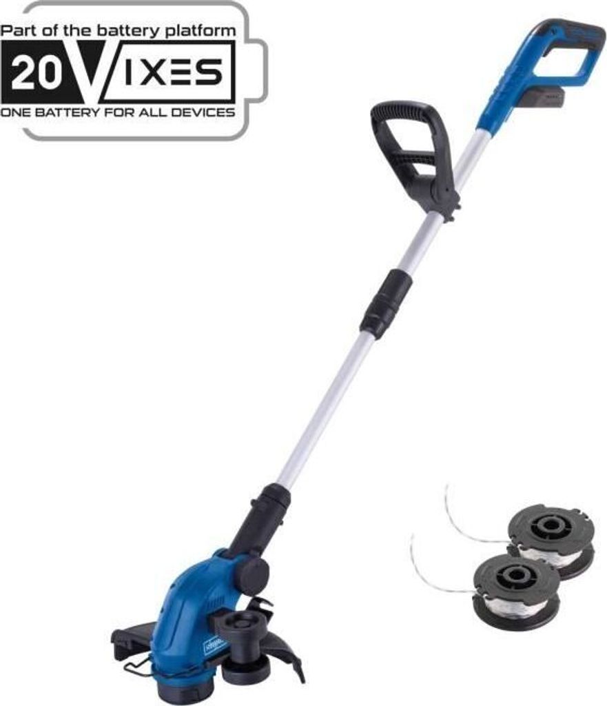 Akumulátorová strunová kosačka Scheppach C-LT300-X | 90° Obrázok produktu 