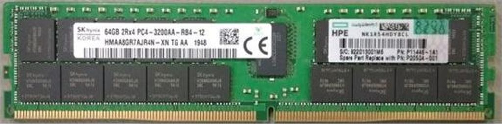HPE DDR4 - Modul - 64 GB - DIMM 288-PIN - 3200 Produktbild 