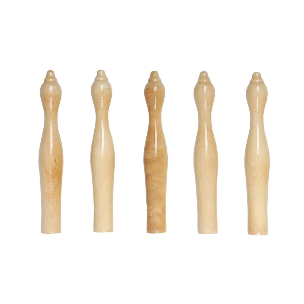 Quilles en bois pour billard à quilles - Idéal pour soirées de jeux