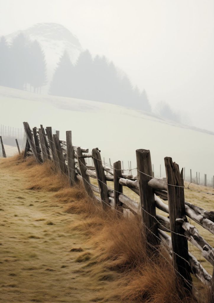 Plakat 59,4x84,1cm Vom Nebel Umhüllt