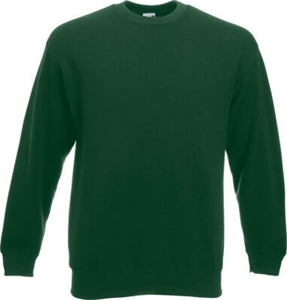 Fruit of the Loom - Classic Set-in Sweat - Bottle Green - XL