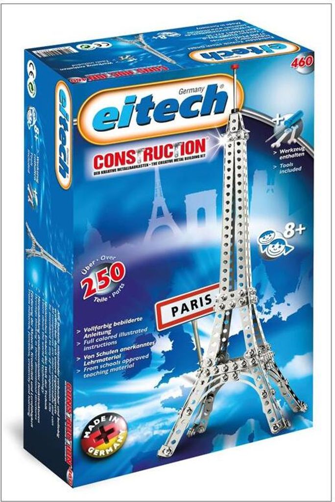 Eitech 00460 Set di costruzioni in metallo - Torre Eiffel Immagine del prodotto 