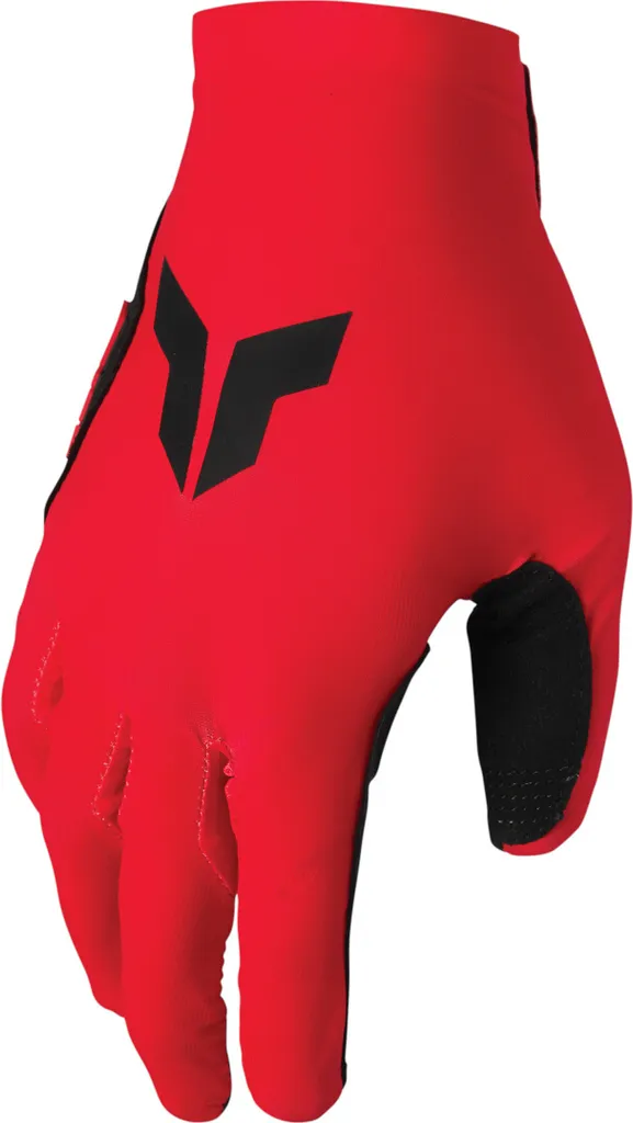Gants de Moto Cross Thor Sportmode Iconic Rouge/Noir XS Equipement Cross