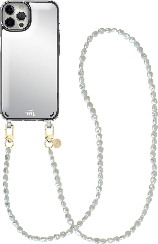 Pearlfection Mirror Cord Hülle - Long cord - Kompatibel mit iPhone 12 Pro Max