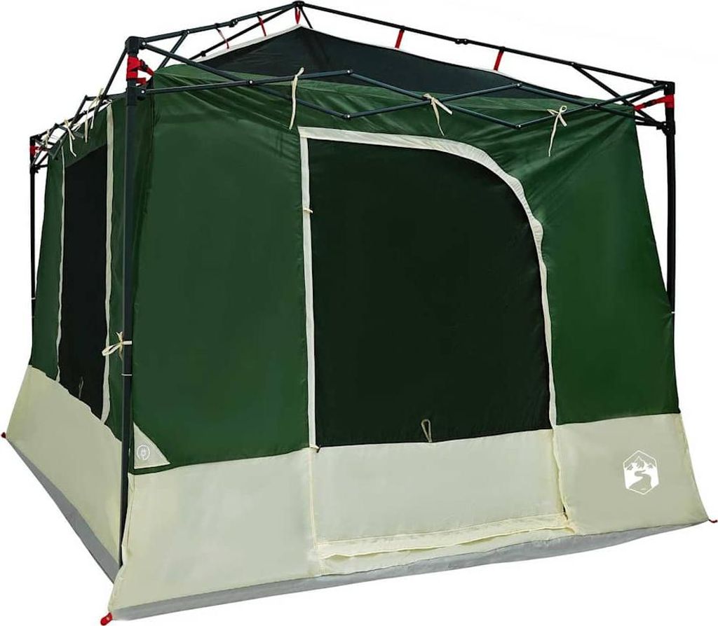 vidaXL Innenzelt mit Dach mit Speicher Grün 290 x 288 x 234 cm Taft