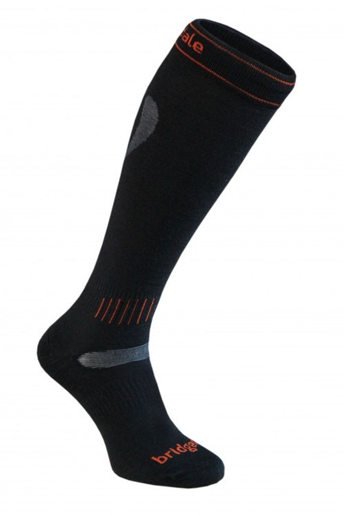Bridgedale Ski Ultra Fit Größe: S / Farbe: schwarz/orange