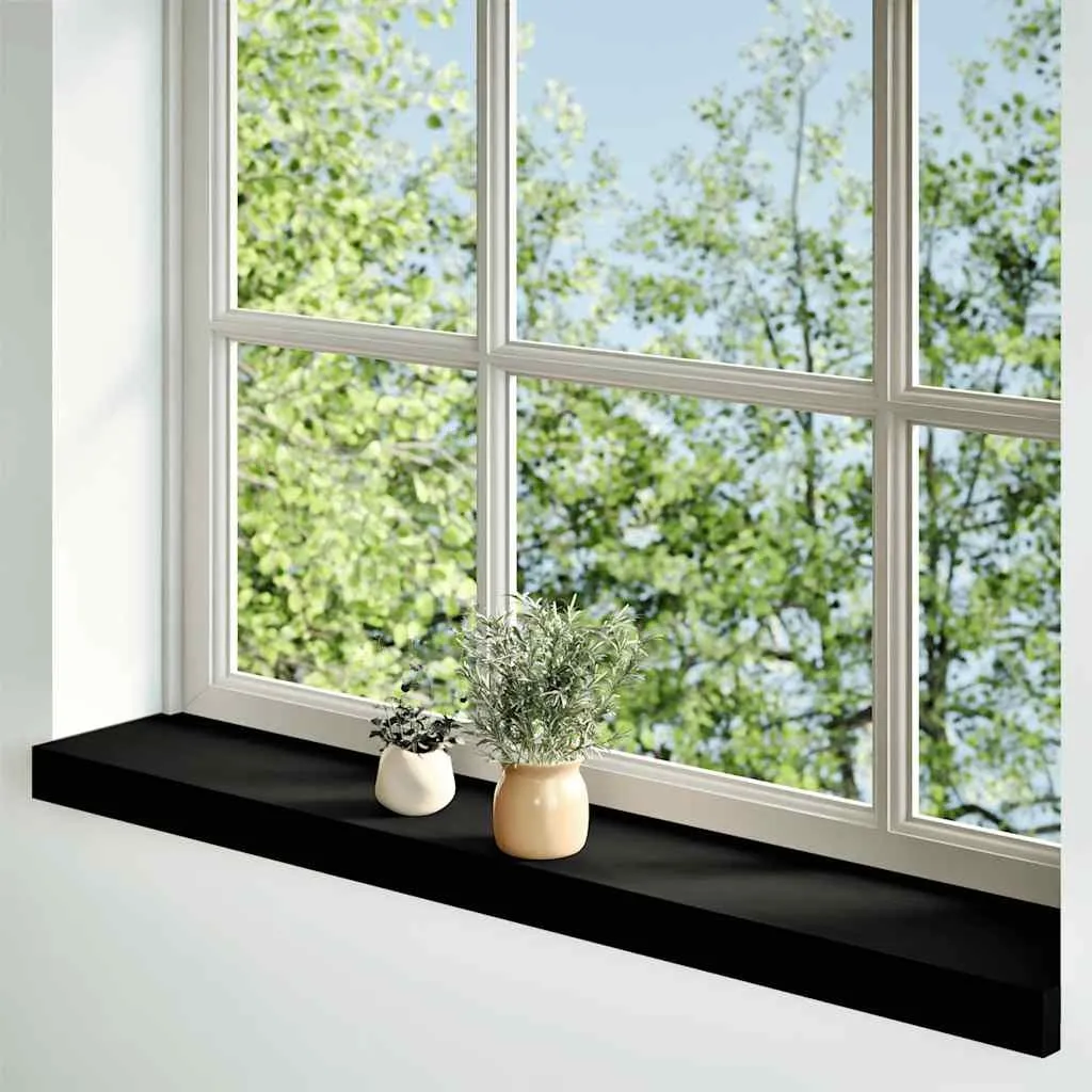 Appui de fenêtre rénovation bois 90 cm marron foncé vidaXL chêne massif