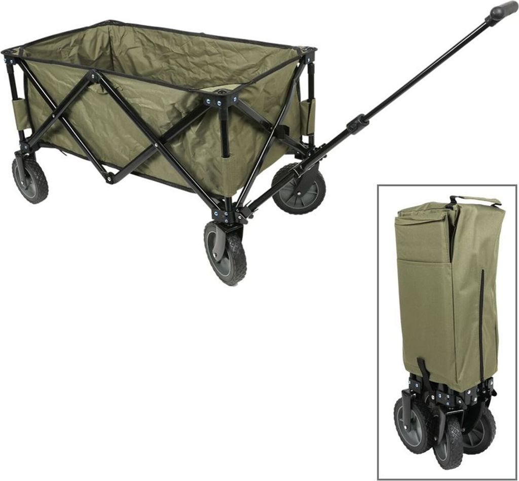 Faltbarer Bollerwagen Handwagen Transportwagen Strandwagen Gartenwagen Camping