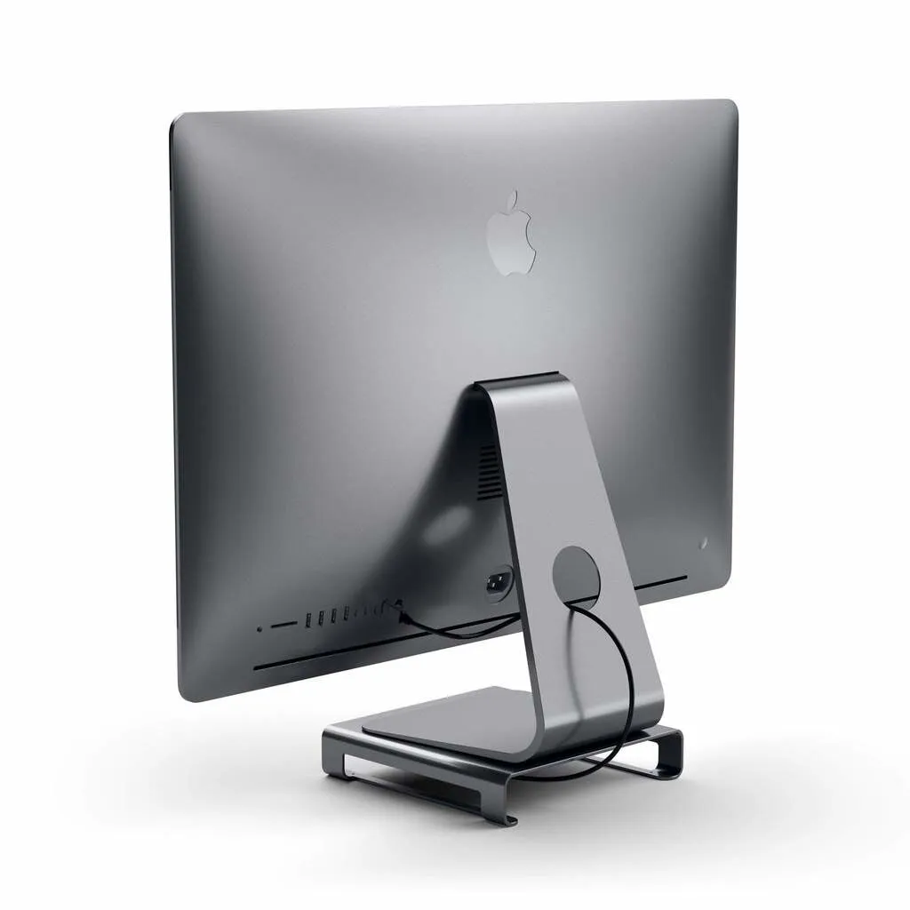 Support de moniteur avec Hub Type C Satechi Réhausseur Écran iMac Gris - 8