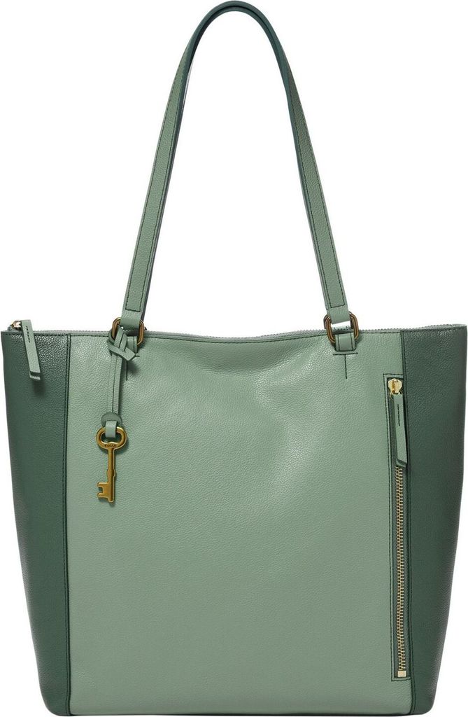 FOSSIL Schultertasche Tara Shopper Balsam türkis