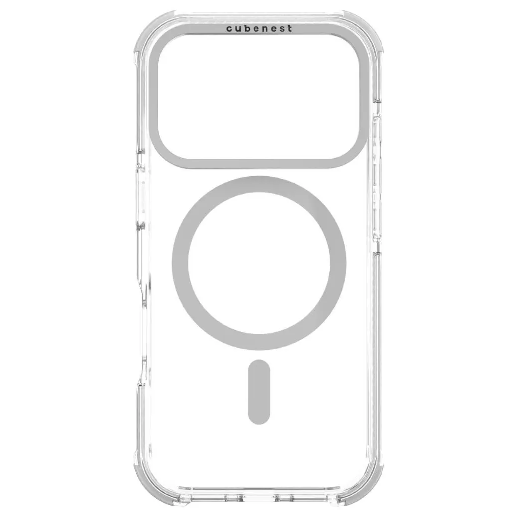 Cubenest iPhone 17 Pro MagPro Case | Bianco MagSafe Strong Guard