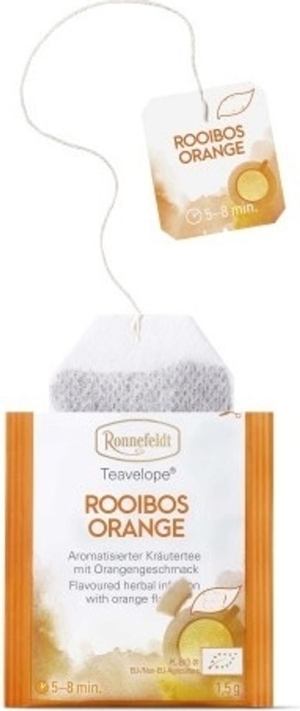 Teavelope Rooibos Orange Kräutertee 25 Teebeutel 37,5g Produktbild 