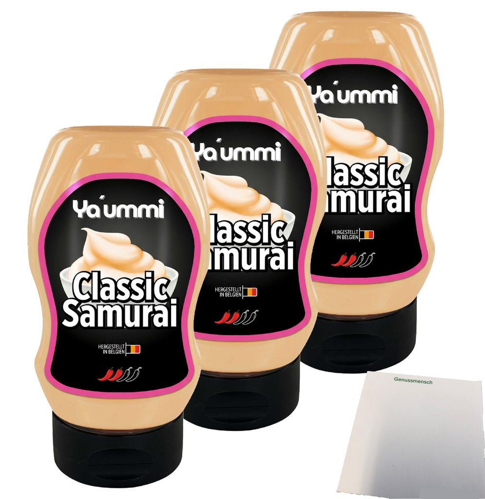 Ya´ummi Classic Samurai 3er Pack (3x300ml Flasche) + usy Produktbild 