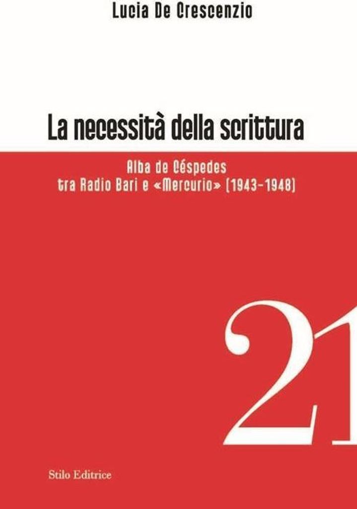 De Crescenzio, L: Necessità della scrittura. Alba de Céspede