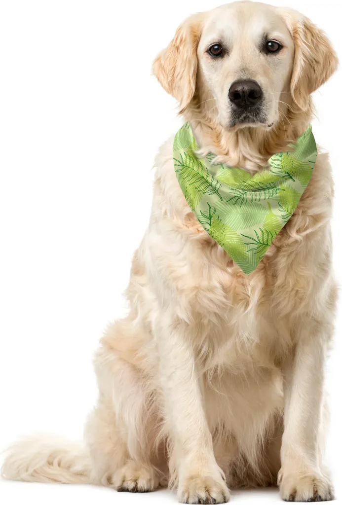 Offerta Bandana ABAKUHAUS Verde Mela 40x40 | Accessorio Pet Top