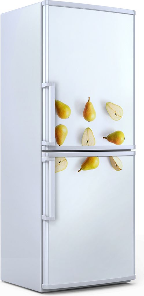 Kühlschrankdekoration 60x180 cm Aufkleber auf dem Kühlschrank - Farbige Früchte