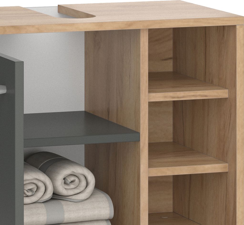 Vicco Waschbeckenunterschrank Senyo, 60 x 54 cm, Produktbild 6