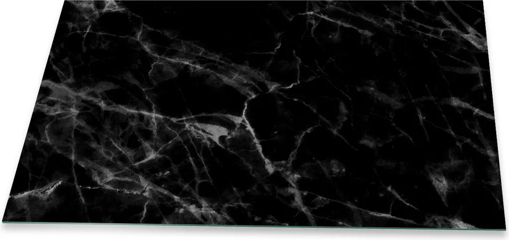 Copri Piano Cottura 90x52 Nero | Tagliere Vetro Gigante Protezione