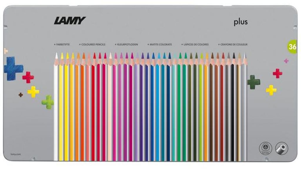 LAMY 1226065 Matite colorate triangolari LAMY plus, 36 Immagine del prodotto 