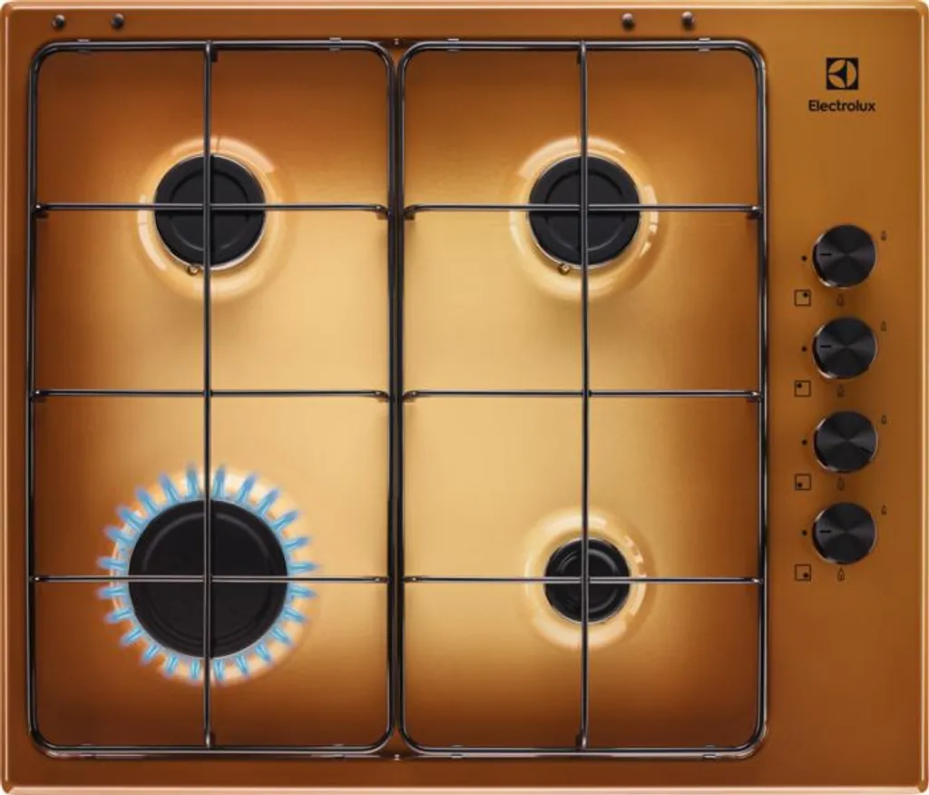 Plaque Gaz Electrolux KGS6404T 4 Brûleurs Sécurisée Cuisine Encastré