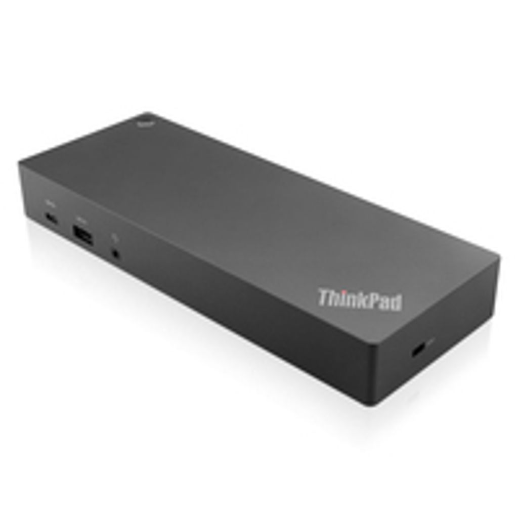 Lenovo ThinkPad Hybrid USB-C with USB-A Dock - Kabelgebunden - USB 3.2 Gen 2 (3.1 Gen 2) Type-C - 3,5 mm - 10,100,1000 Mbit/s - Schwarz - Lenovo