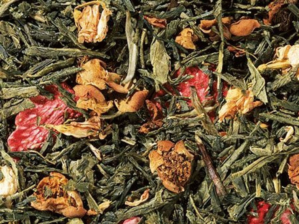1 kg Premiumteemg. Grün-/Weißer Tee Elegance (Vanille-Jasmin-Note) aromatisiert