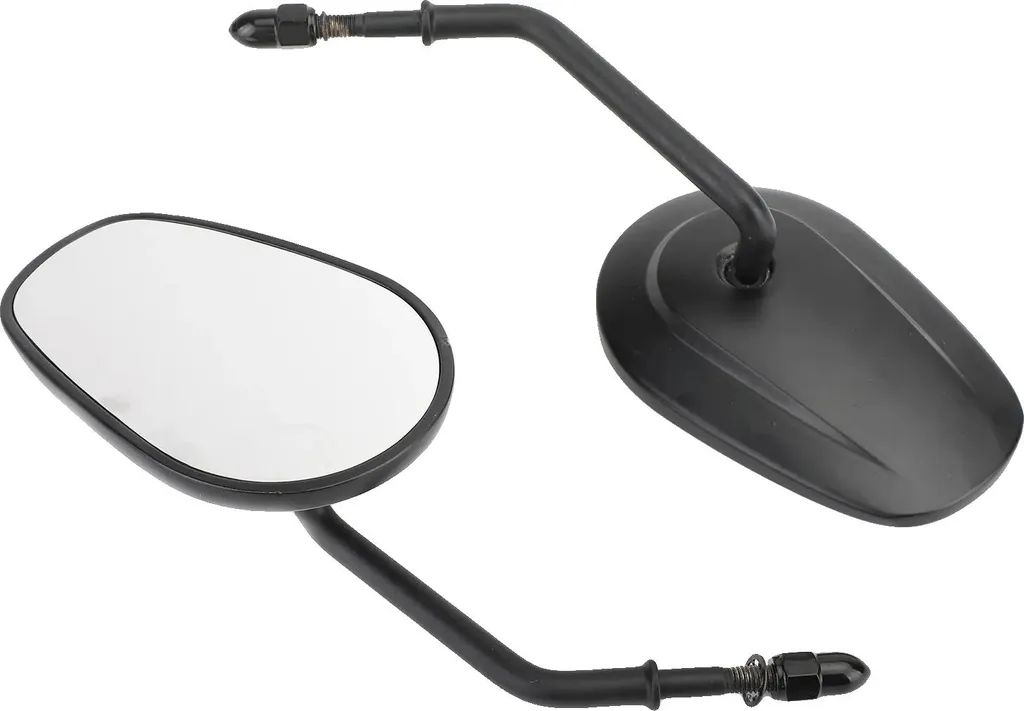 Rétroviseur de moto universel noir mat 8mm robuste et réglable