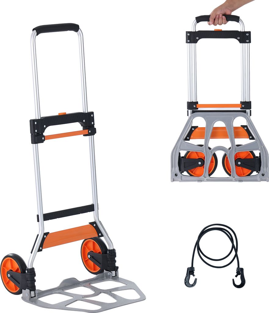 VEVOR Sackkarre Klappbar 125kg Transportkarre aus Produktbild