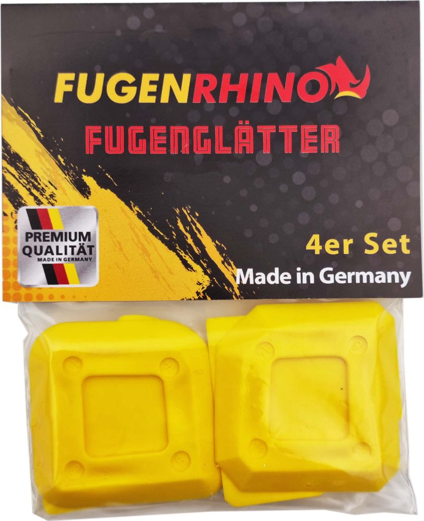 Fugenrhino Fugenglätter 4er Set - Silikon Abzieher Produktbild 