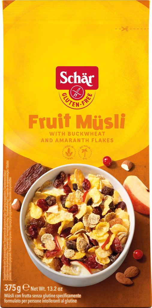 Schär Fruit Muesli glutenfrei Produktbild 