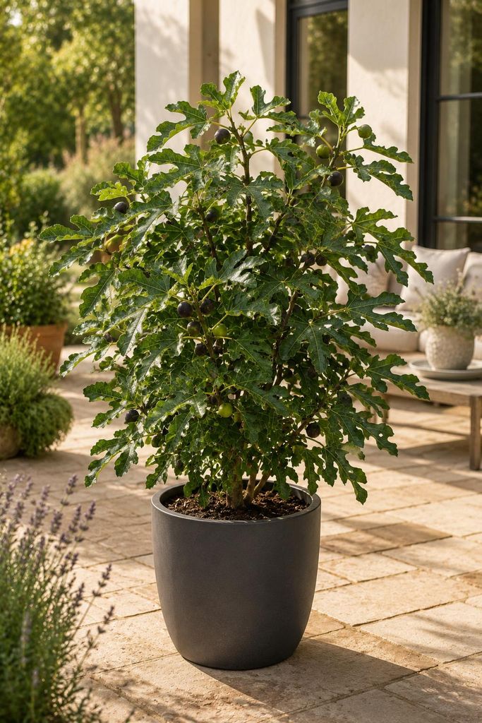 Dwergvijg Little Miss Figgy, geleverd in een pot van 3 Productafbeelding  AI-gegenereerde afbeelding
