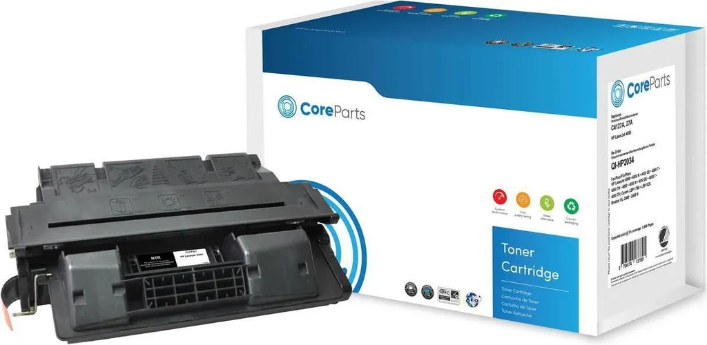 Toner Nero QI-HP2034 CoreParts - Alternativa Premium HP C4127A 27A
