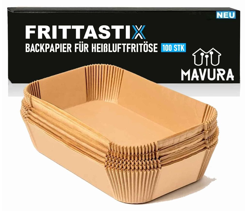 FRITTASTIX 100 pezzi Carta da forno carta assorbente del Immagine del prodotto 