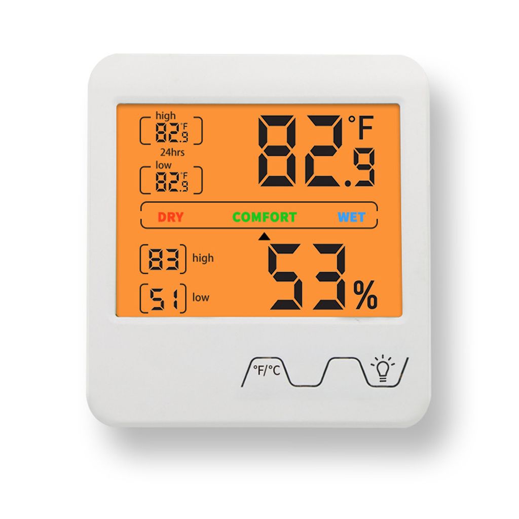 Bildschirm LCD-Hygrometer Digitales Thermometer Feuchtigkeitsmesser 