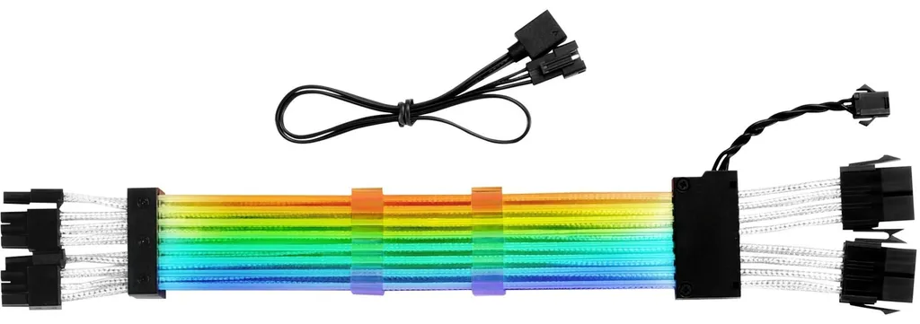 Sharkoon SHARK XTend 16 Bande LED ARGB Flexible pour Câbles d'Alimentation
