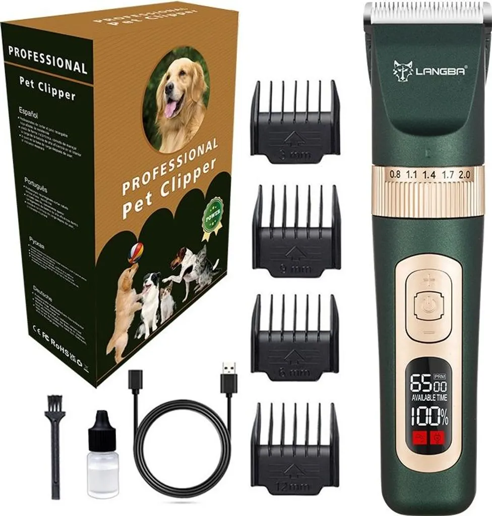 Tosatrice Animali INF Professionale: Lame in Ceramica Cordless