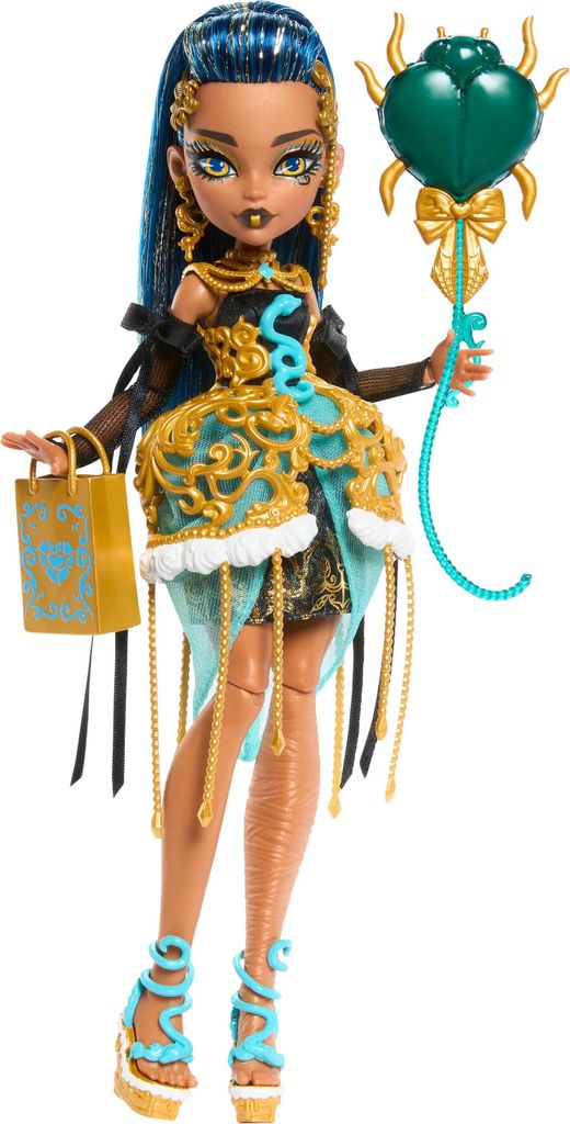 Monster High Cleo de Nile Puppe mit Partykleid & Accessoires