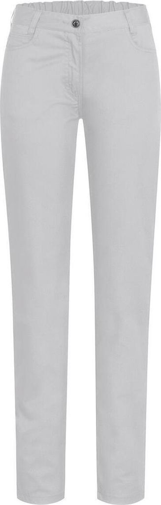 Greiff CARE Damen Hose 5-Pocket-Style Regular-Fit Hellgrau 34
