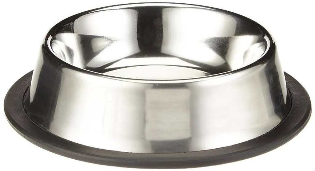 Ciotola Nobby in acciaio inox piatta, antiscivolo Ø 15,5 cm 0,25 litri