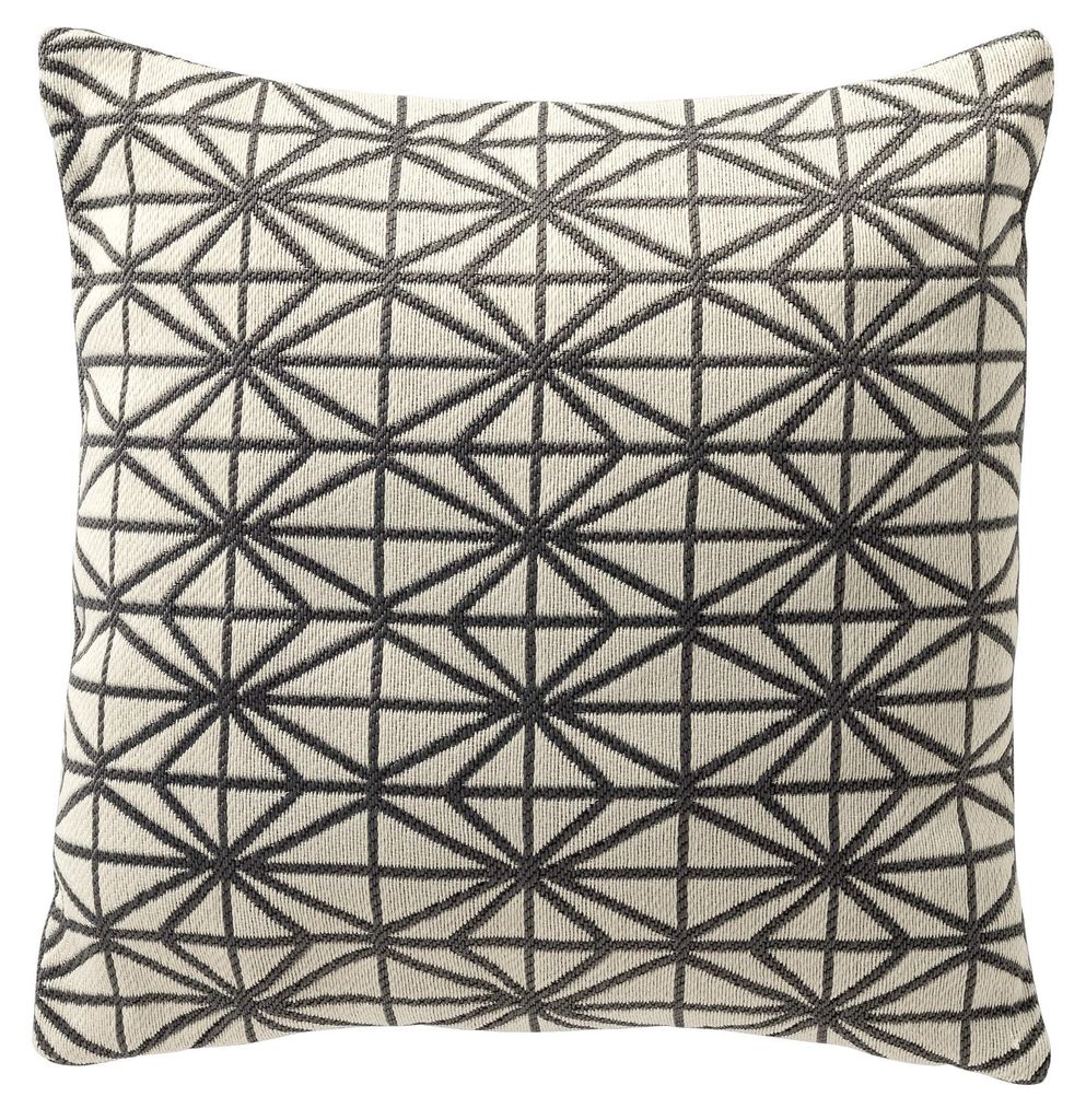 Dutch Decor Outdoor Dekokissen Geometric Nisa 45x45 cm Grau