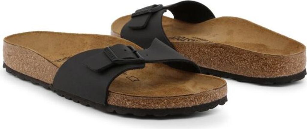 Birkenstock Madrid Birko-Flor schwarz schmale Weite Gr. 39 Produktbild 14