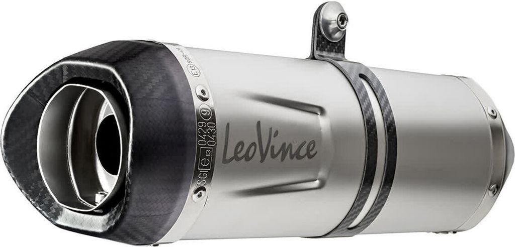 Komplettauspuff LeoVince LV One Evo Edelstahl für HONDA CB 125R