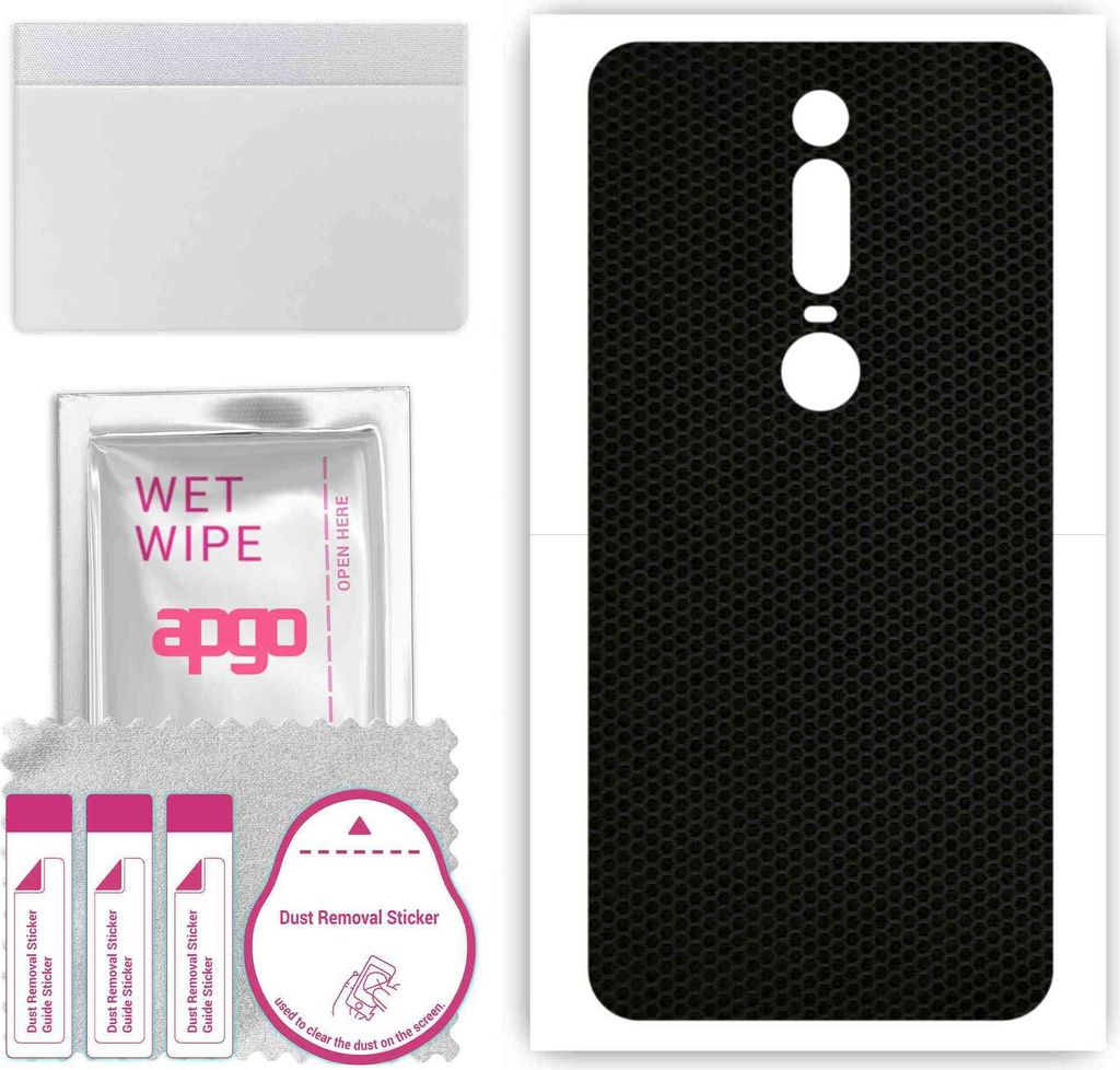 apgo Rückseite Schutzfolie, Skin, kompatibel mit Huawei Mate RS Porsche Design, Hinten Displayschutzfolie aus Vinylfolie, kratzfest, einfache Mont...