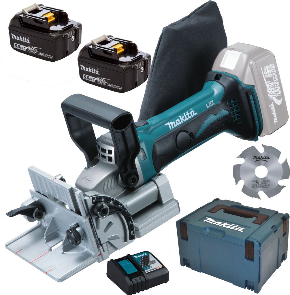Makita DPJ180RTJ Akku-Nutfräse