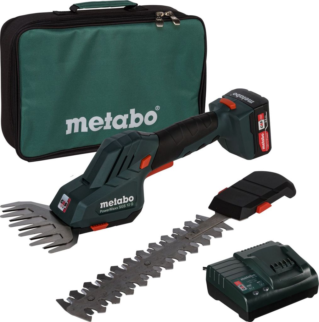 Metabo Nożyce Do Trawy I Żywopłotu Sgs 12 Q 1X2,0Ah Zdjęcie produktu