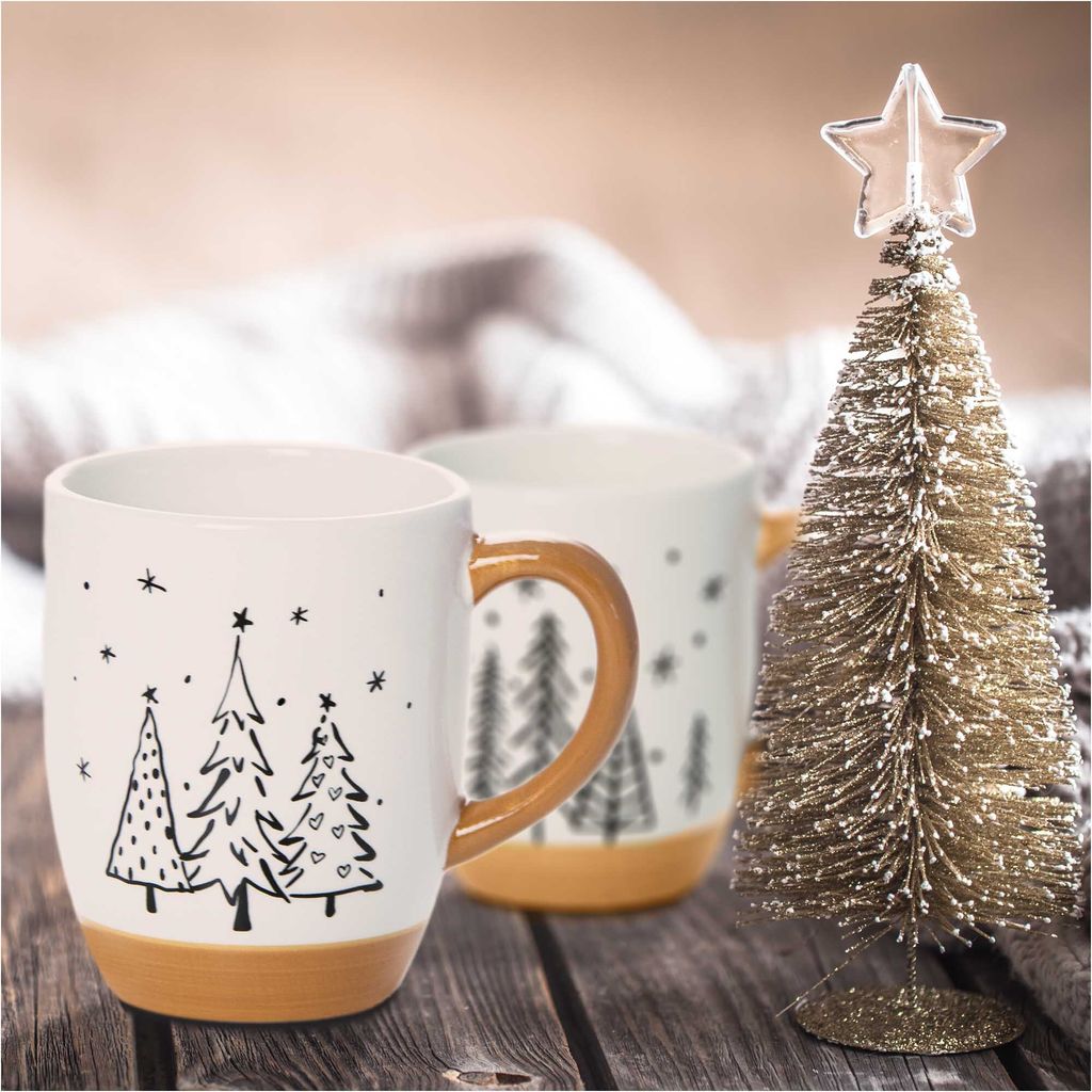 2X Becher Weihnachtsbecher 330 Ml Weihnachten Produktbild 2