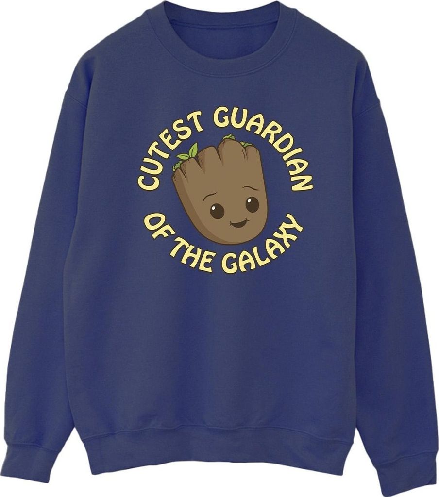 Marvel - "I Am Groot Cutest Guardian" Sweatshirt für Herren BI36050 (XXL) (Marineblau)